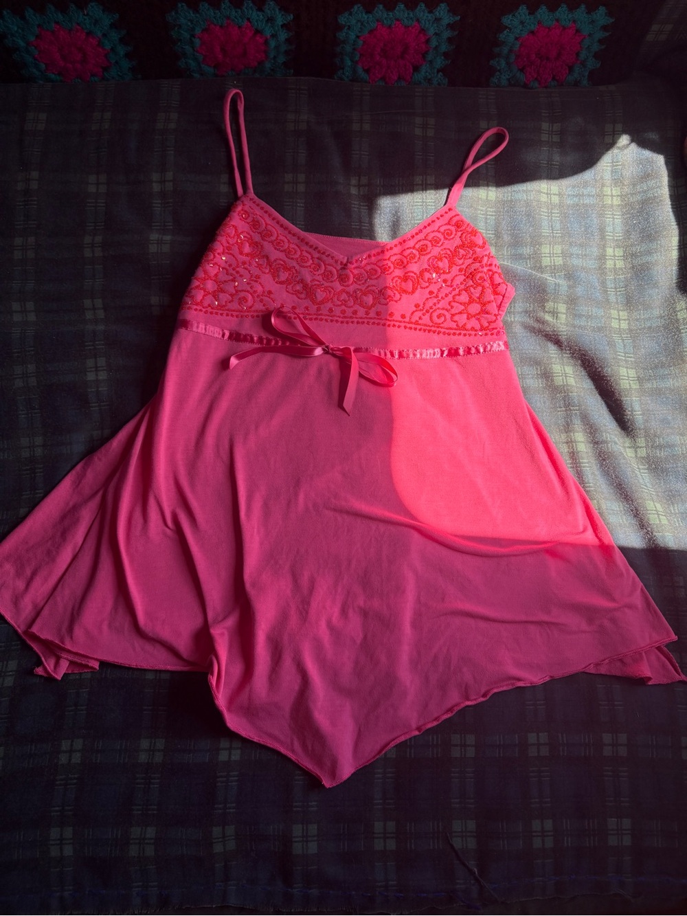 Y2K fairy babydoll tank top